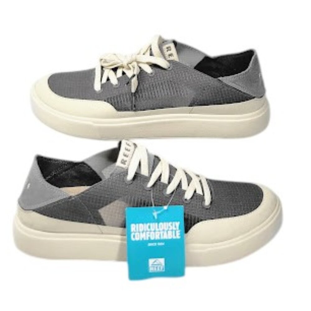 REEF Swellsole Navigator Men's Sneakers Grey Vintage Comfort Shoes Size 11 NWOB - Picture 3 of 10